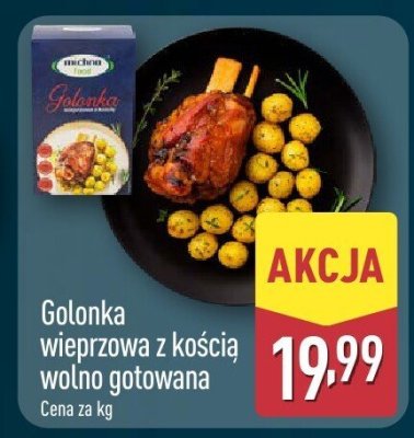 Golonka wieprzowa z kością wolno gotowana promocja w Aldi