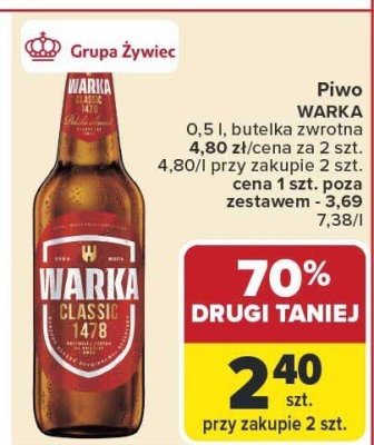 Piwo promocja w Carrefour Market