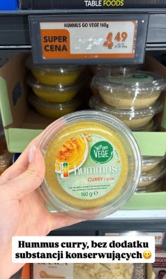 Hummus curry promocja w Biedronka