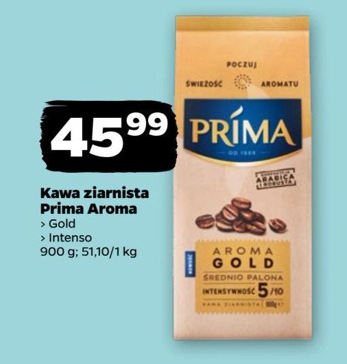 Kawa Cafe prima aroma gold promocja