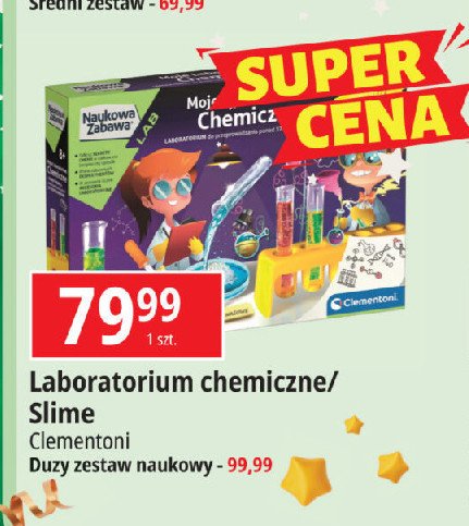 Laboratorium slime Clementoni promocja w Leclerc