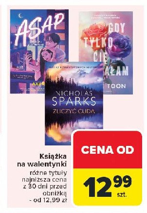 Nicholas sparks - zliczyć cuda promocja w Carrefour Market