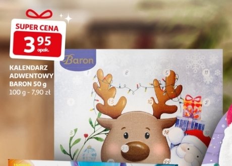 Kalendarz adwentowy renifer Baron promocja