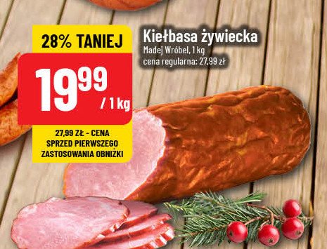 Kiełbasa żywiecka Madej & wróbel promocja w POLOmarket