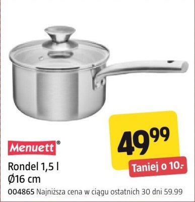 Rondel Menuett 1,5 l Ø16 cm promocja w Jula