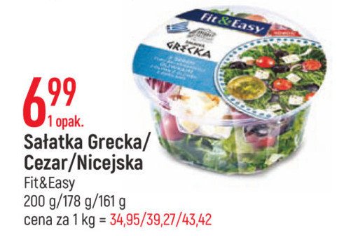 Sałatka grecka z oliwkami Fit & easy promocja