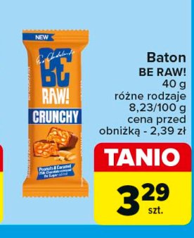 Baton crunchy Be raw! promocja