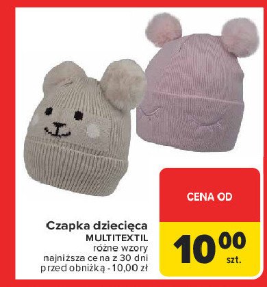 Czapka dziecięca MULTITEXTIL promocja