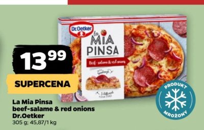 Pinsa z salami Dr. oetker promocja