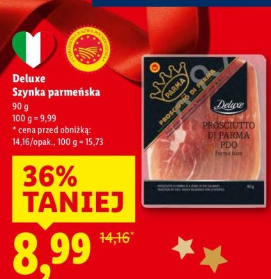 Szynka parmeńska  promocja w Lidl