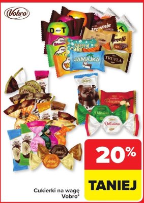 Cukierki na wagę Vobro różne rodzaje promocja w Carrefour Market