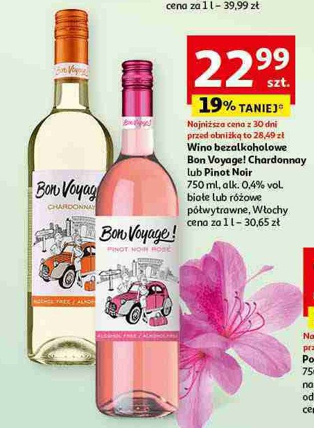 Wino Bon voyage! pinot noir promocja