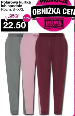Polarowa kurtka lub spodnie Rozm. S-XXL promocja w Woolworth