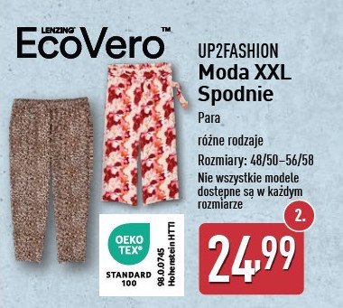 Spodnie damskie 48/50-56/58 Up2fashion promocja w Aldi