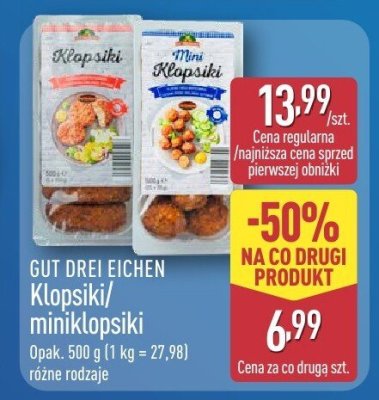 Miniklopsiki różne rodzaje promocja w Aldi