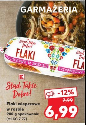 Flaki wieprzowe w rosole K-classic stąd takie dobre! promocja