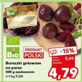 Buraczki gotowane na parze K-classic bio promocja