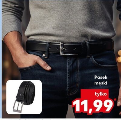 Pasek męski Kaufland promocja w Kaufland