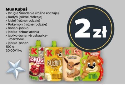 Mus budyń (różne rodzaje) promocja w Netto