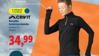 Koszulka termiczna damska  promocja w Lidl