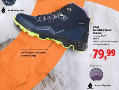 Buty trekkingowe damskie Crivit promocja w Lidl