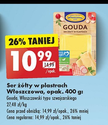 Ser gouda Włoszczowa promocja