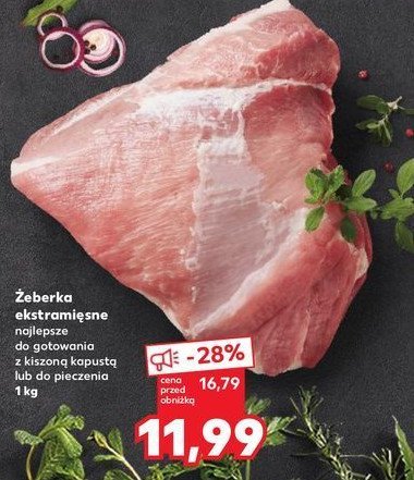 Żeberka ekstra mięsne promocja