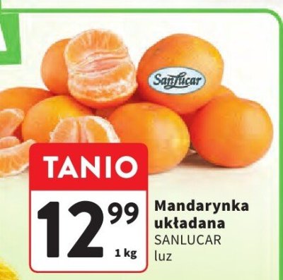 Mandarynka układana luz promocja w Intermarche