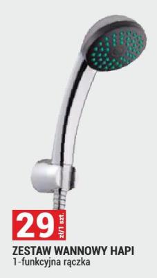 Zestaw wannowy OMNIRES HAPI 1-funkcyjna rączka promocja w Merkury Market