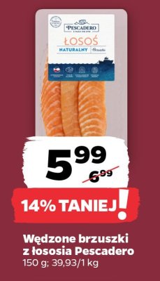 Wędzone brzuszki z łososia  promocja w Netto