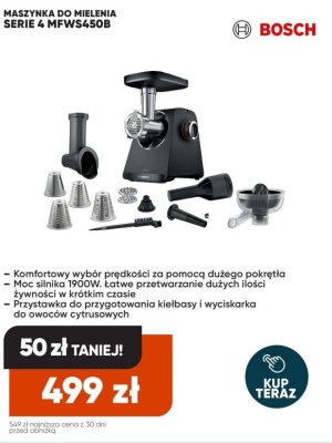Maszynka do mielenia SERIE 4 MFWS450B promocja w Max Elektro