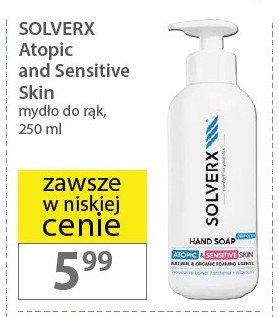 Myd艂o do r膮k atopic & sensitive Solverx promocja