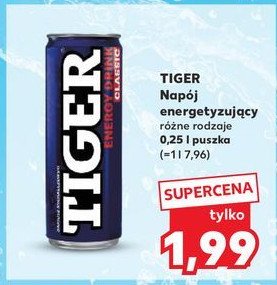 Napój original Tiger energy drink promocja