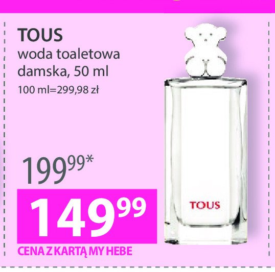 Woda toaletowa Tous women promocja