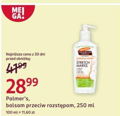 Balsam przeciw rozstępom  promocja w Rossmann