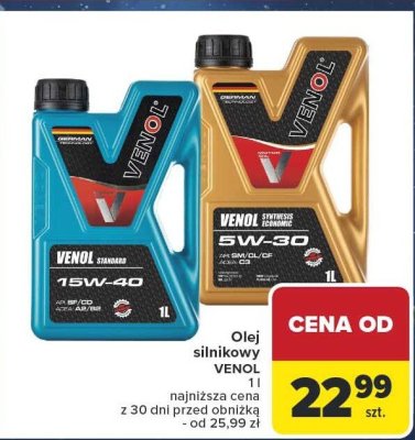 Olej silnikowy, różne rodzaje promocja w Carrefour