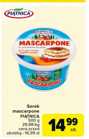 Mascarpone Piątnica promocja