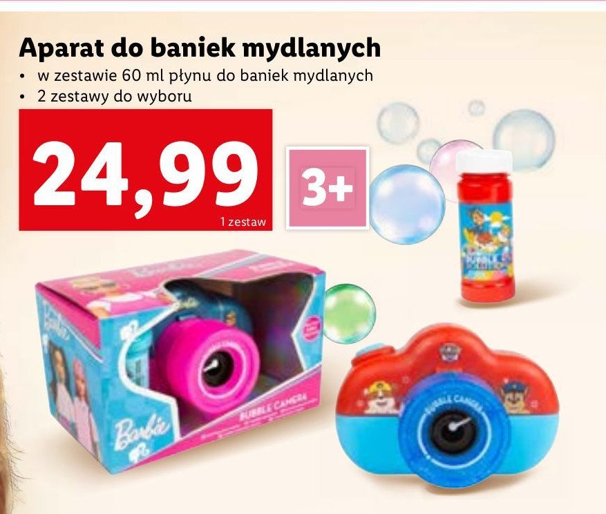 Aparat do baniek mydlanych promocja w Lidl
