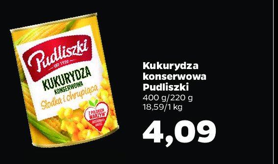 Kukurydza konserwowa Pudliszki promocje