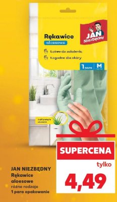 Rękawice aloesowe różne rodzaje promocja w Kaufland