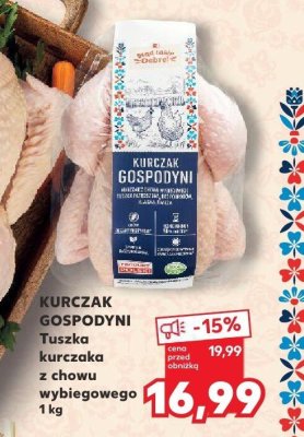 Kurczak gospodyni tuszka kurczaka z chowu wybiegowego promocja w Kaufland