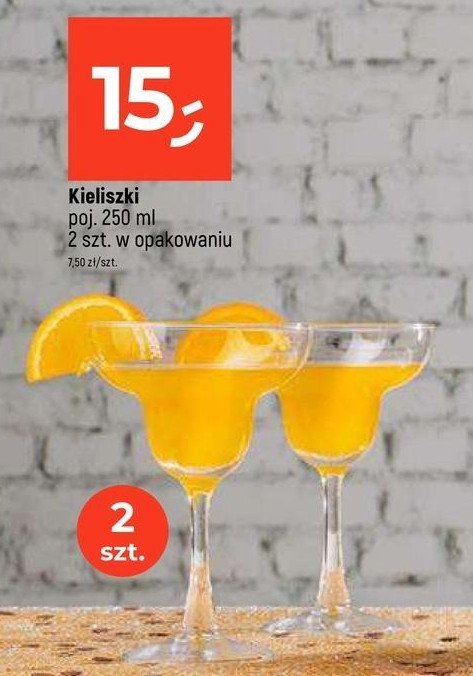 Kieliszki 250 ml promocja