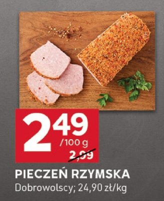 Pieczęń rzymska Dobrowolscy promocja w Stokrotka