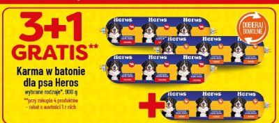 Karma w batonie dla psa Heros wybrane rodzaje promocja w POLOmarket