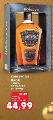 Brandy KOBLEVO XO 40% 0,5l butelka promocja w Kaufland