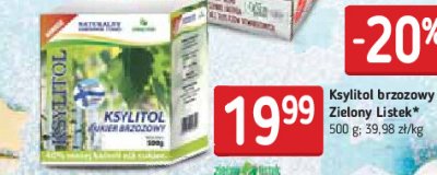 Ksylitol brzozowy Zielony listek promocja