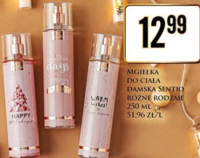Mgiełka do ciała damska SenTiQ różne rodzaje 200 ml. 51,96 zł/l promocja w Dino