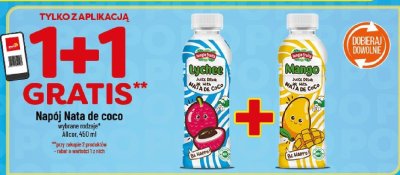 Napój Nata de coco Mango, wybrane rodzaje Allcor 450 ml promocja w POLOmarket