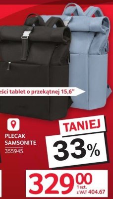 Plecak SAMSONITE 355P45 promocja w Selgros