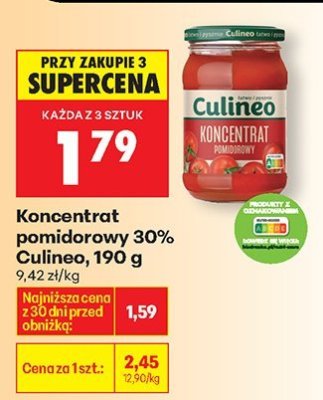 Koncentrat pomidorowy 30%  promocja w Biedronka